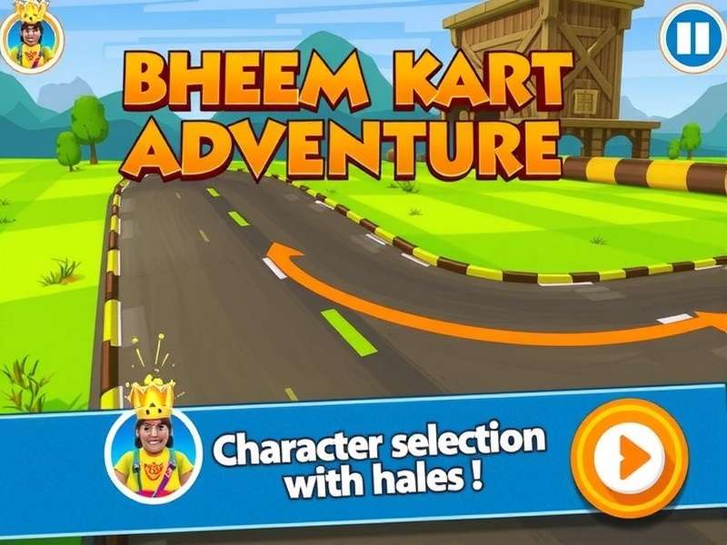 Bheem Kart Adventure Game Screenshot